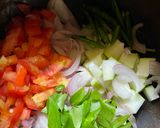 A picture of step 1 of Kerala style Raw Papaya Pulinkari - Sadya dish.