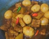 Foto langkah ke 9 dari resep Semur Tempe Kentang Telur.