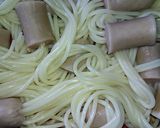 Foto langkah ke 2 dari resep Sphagetti Tusuk Sosis.