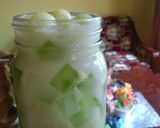 Foto langkah ke 3 dari resep Es Melon Susu.