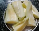 कच्चे पपीते की टेस्टी सब्जी (Kachhe Papite ki tasty sabzi recipe in hindi) रेसिपी चरण 1 फोटो