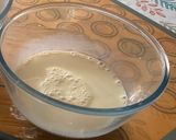 A picture of step 2 of Snow Skin Mooncake.
