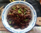Foto langkah ke 6 dari resep Tumis Jantung Sapi Pedas Manis.