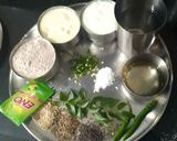 A picture of step 1 of Ragi Veg Dhokla.