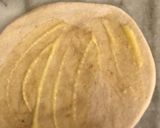A picture of step 4 of Besan and Pyaz paratha.