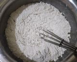 A picture of step 3 of Eggless Vanilla cake.