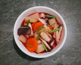 Hình bước làm 4 của món Canh củ nấu nấm