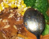 Foto langkah ke 6 dari resep Steak tempe saus bbq home made.