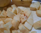 Foto del paso 1 de la receta: Torta navideña nevada de manzanas
