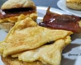 Foto del paso 4 de la receta: Redondito de tortilla con anchoa y mojama