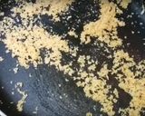 A picture of step 2 of Bread Ladoo.