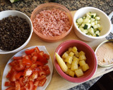 Foto del paso 1 de la receta: Ensalada de arroz pink y lentejas caviar