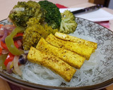 Foto del paso 7 de la receta: Fideos de arroz con tofu a la cúrcuma