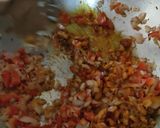 A picture of step 3 of Spicy Onion toamto chutney.