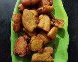 A picture of step 3 of Kurkure Banana Bites.