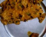 A picture of step 2 of Masala rice flour roti.