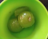 A picture of step 2 of Mint ginger sauce.