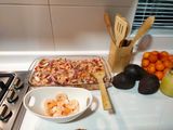Ceviche salmón y camarones