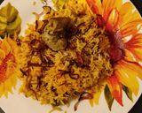 A picture of step 18 of Chicken dum biryani.