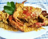 Foto langkah ke 5 dari resep Kepiting saus telur asin alamanda.