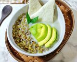 Foto langkah ke 5 dari resep Kolak Kacang Hijau mix Apukat Roti Tawar.