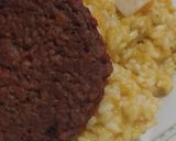 Foto del paso 5 de la receta: Risotto vegano de calabaza con hamburguesa