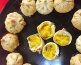 A picture of step 6 of Mango Cheese Fried Modak.
