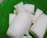 Hình bước làm 1 của món Củ cải ngâm nước tương
