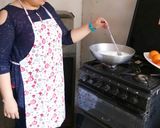 A picture of step 1 of Orange Kheer.