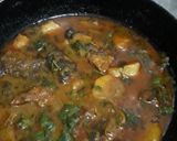 A picture of step 3 of Fish curry.