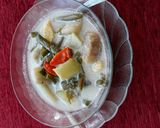 Foto langkah ke 7 dari resep Sayur lodeh bumbu iris.