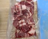 蒜香烤骰子豬（氣炸鍋料理）的食譜步驟1照片