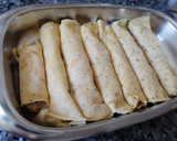 Foto del paso 2 de la receta: Crepes salados con pollo setas al horno