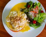 รูปขั้นตอนการทำที่ 5 ของ ไข่เบเนดิกท์ Egg Benedict
