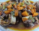 A picture of step 5 of Osso Buco.