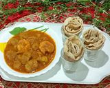 A picture of step 6 of Soya Prawn Curry.