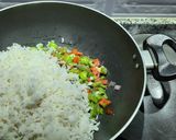 A picture of step 4 of Vegatable Fried Rice.