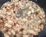 A picture of step 2 of Tagliatelle with mushrooms and saffron.