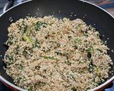 A picture of step 6 of Telangana Style Bagara Quinoa.
