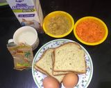 Foto del paso 1 de la receta: Torta de pan con zanahoria y banano 🍌😋🥕