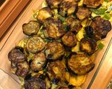 عکس مرحله 5 از دستور گراتن مرغ و بادمجان (به روش خودم😋)