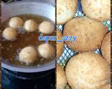 Foto langkah ke 4 dari resep Roti Goreng/Donat Isi 3 Rasa (Keju, Abon & Cokelat).