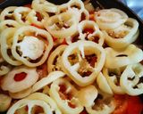Lecsós szűzérme burgonyacsipsszel recept fázis 4 fotója