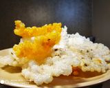 A picture of step 5 of Steamed Sabudana Papad.