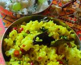 A picture of step 3 of Chitranna and mosaranna.