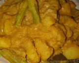 A picture of step 4 of Drumstick Posto Aloo.