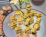 Foto langkah ke 7 dari resep 14.2020.Choco Stick Almond Sandwich Cookies.