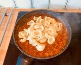 A picture of step 9 of Orecchiette Pugliesi with Mushroom and Sausage Ragù.