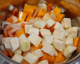 Foto del paso 3 de la receta: Puré de calabacín, calabaza y zanahorias