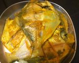 A picture of step 2 of Makhmali pomfret.